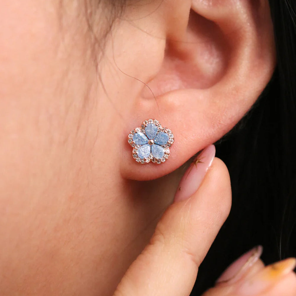 Flower earrings