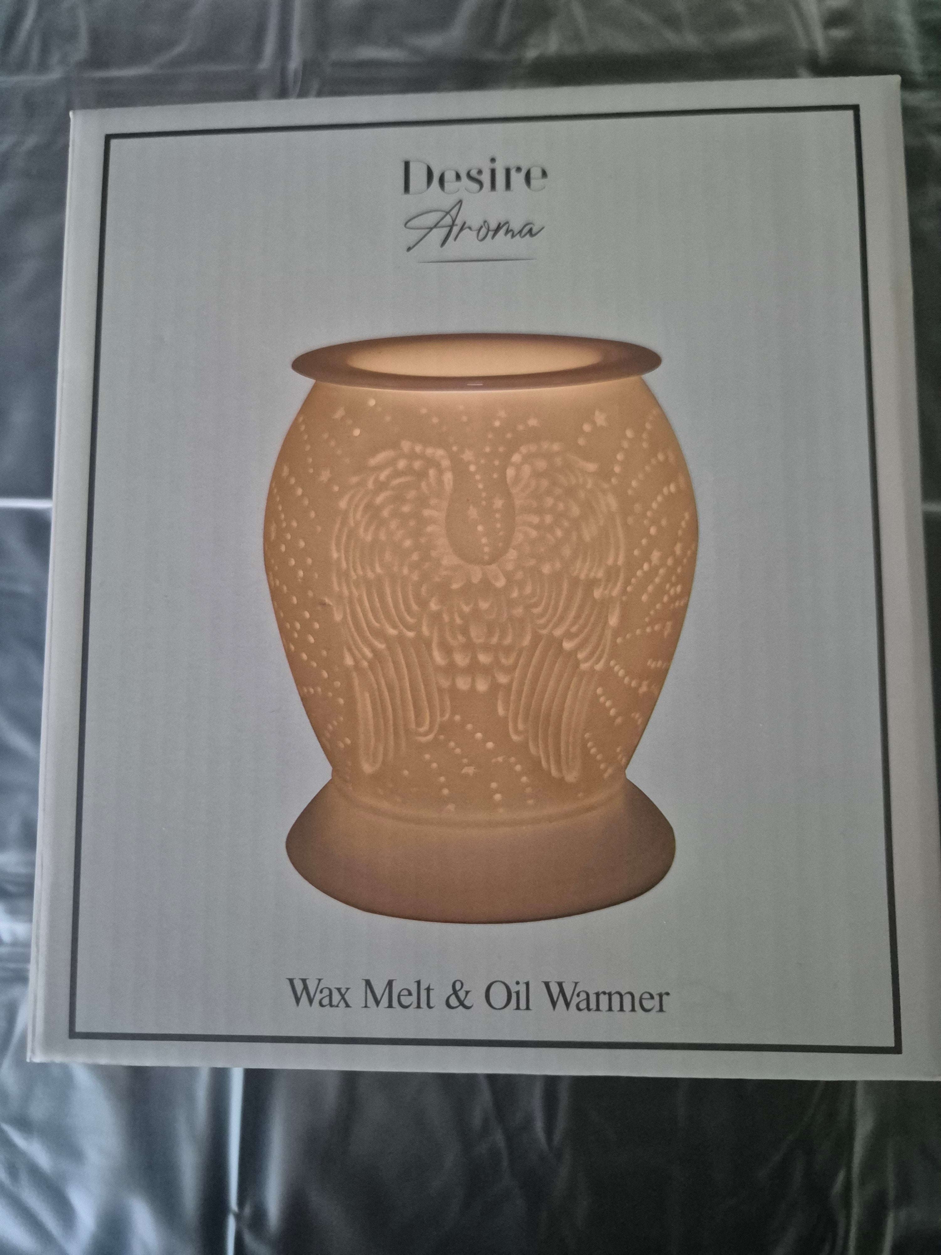 Wax Melt & Fragrance Oil Burner - Angel Wings